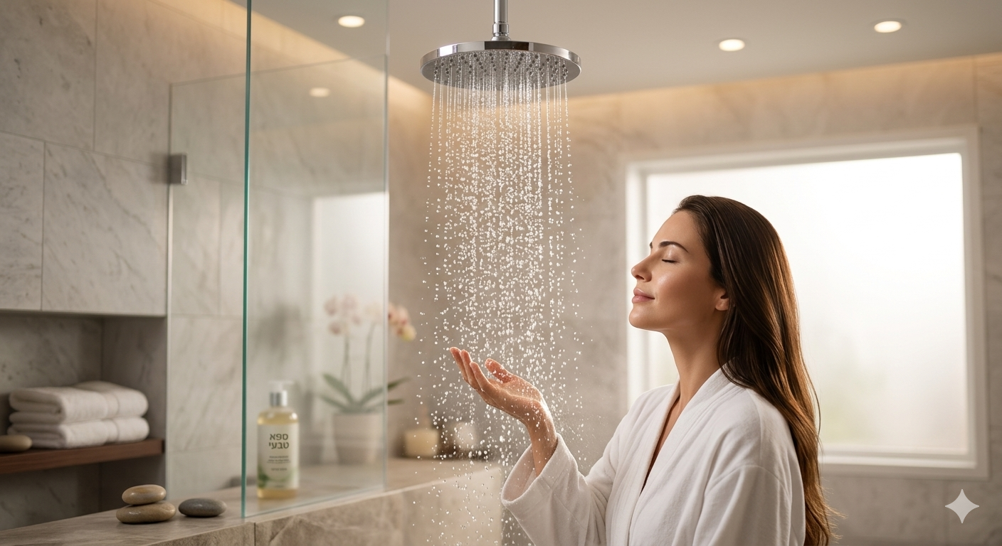 Wellness במקלחת: האם המים שלכם הם האויב של העור והשיער?